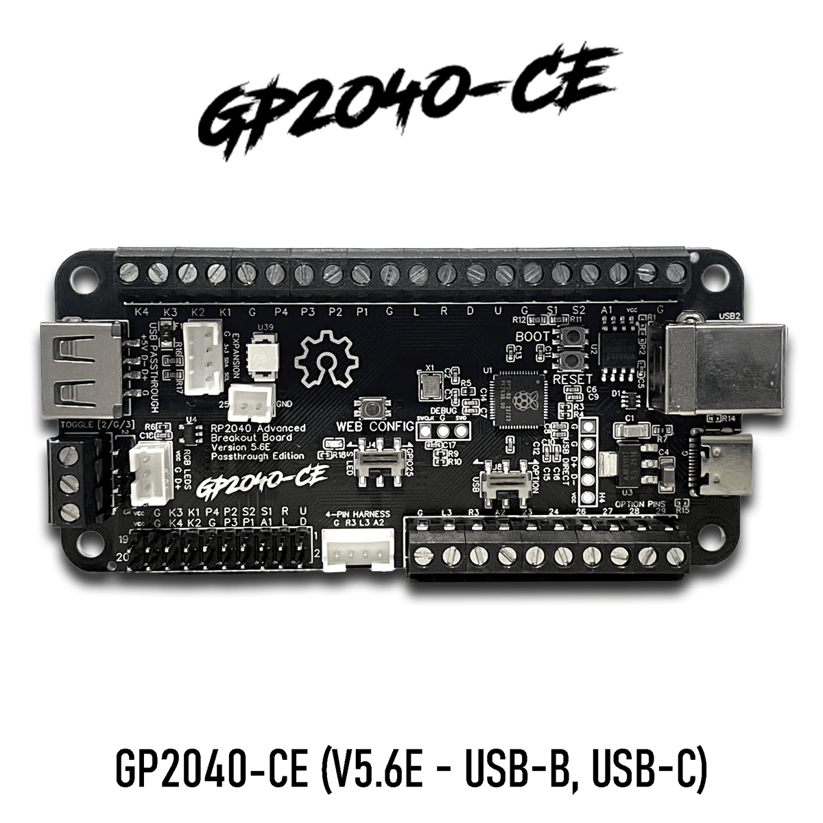 GP2040-CE V5.6E Open Source Multi-Console Fight Board | jonyfraze